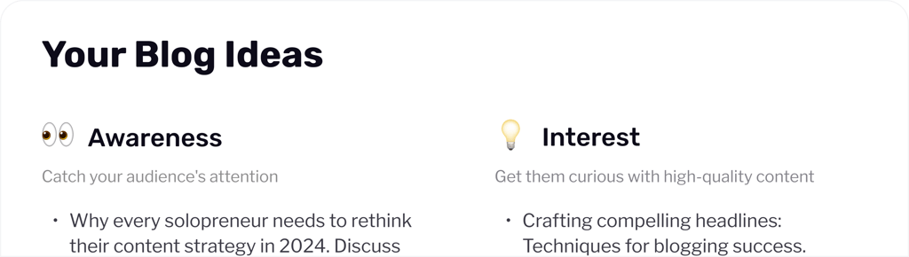 AI Blog Ideas Generator — 100% Free, No Email Required